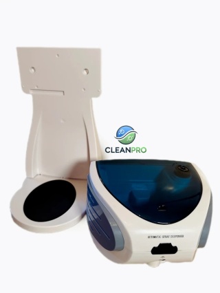 Automatyczny dozownik środka dezynfekującego do rąk – zasilany na baterie