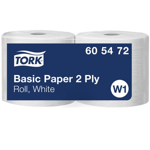 Czyściwo papierowe, Tork Basic Paper 2 Ply 2-warstwowe 605472