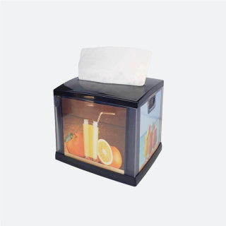 Dozownik serwetek czarny mini