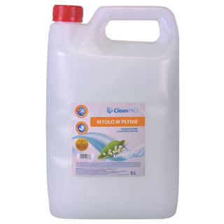 Mydło w płynie, antybakteryjne, CleanPRO, konwalia, 5L 352512