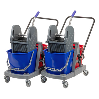 Wózek do sprzątania dwuwiaderkowy CleanPRO, 2x17L - 2szt. - 361181