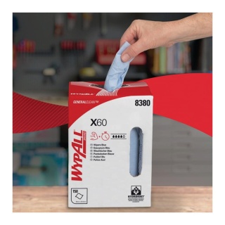 Czyściwo 8380 Wypall X60 rolka CF niebieskie 63 m, Kimberly Clark