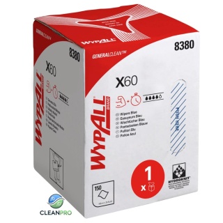 Czyściwo 8380 Wypall X60 rolka CF niebieskie 63 m, Kimberly Clark