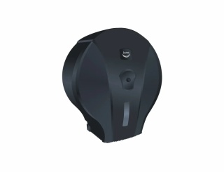 Dozownik papieru toaletowego jumbo, czarny | DGA Optima 1012
