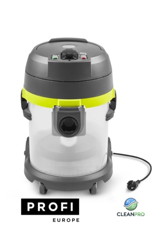Odkurzacz na sucho i na mokro Profi P7 E 15l, przewód 7m, gniazdo na elektronarzędzie