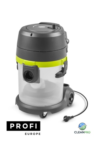 Odkurzacz na sucho i na mokro Profi P7 ZE 15l, przewód 12m, ręczny zwijacz przewodu, gniazdo na elektronarzędzie