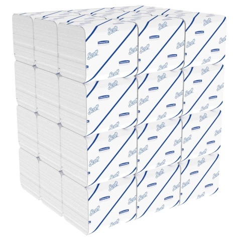 Papier toaletowy w składce Kimberly-Clark Scott Control - makulatura 2-warstwy 9000 odcinków - 8508