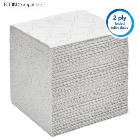 Papier toaletowy w składce Kimberly-Clark Scott Control - makulatura 2-warstwy 9000 odcinków - 8508
