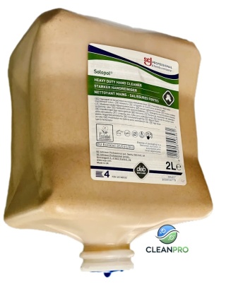 Pasta do usuwania silnych zabrudzeń rąk 2l Solopol, Silny środek czyszczący do rąk do dozwoników