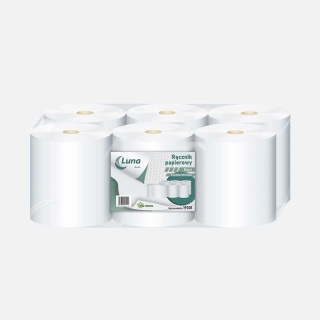 Ręczniki papierowe w roli a'6 Maxi Soft 100 celuloza 2w, DGA-19301