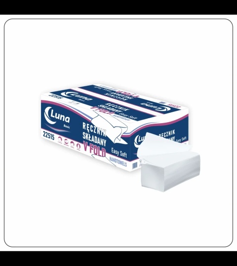 Ręczniki V FOLD a'3000 Luna Easy Soft 23x21 celuloza 2w DGA 22515