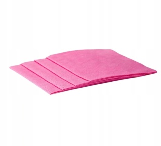 Ściereczki wiskozowe różowe 30x40 cm 100 szt. | ścierki - 100 szt.