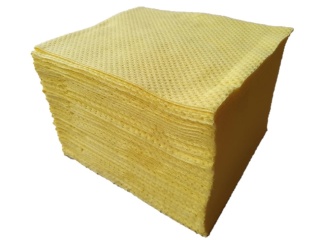 Ściereczki wiskozowe żółte 30x40 cm 100 szt. | ścierki - 100 szt.