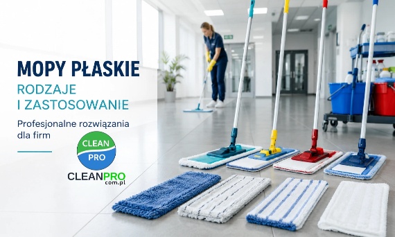 Profesjonalne mopy płaskie